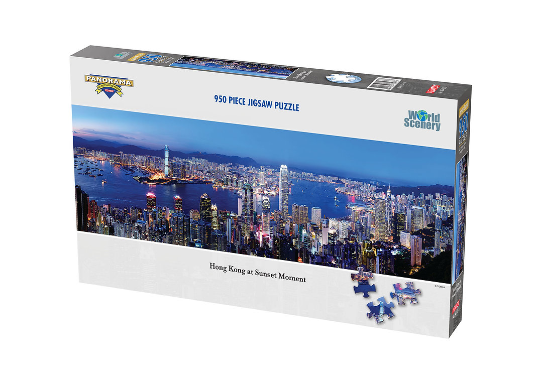 Hong Kong at Sunset Moment